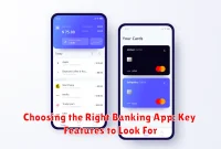 Choosing the Right Banking App: Key Features to Look For